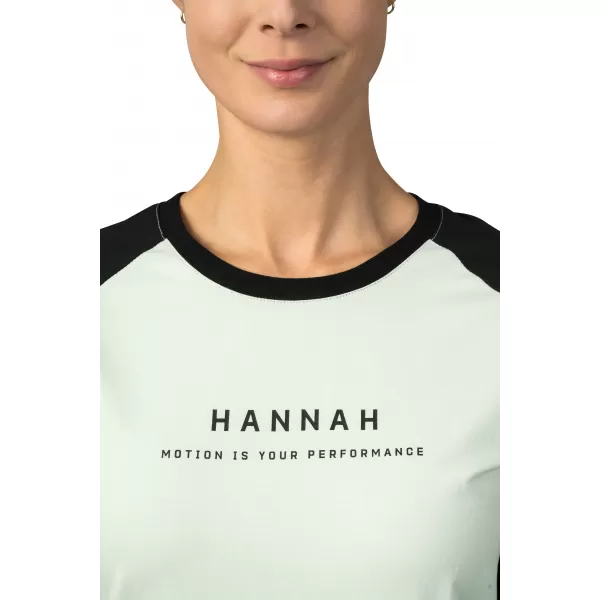  Damen-T-Shirt mit langen Ärmeln HANNAH PRIM MORGENBLAU/ANTHRAZIT 