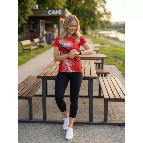  Hochwertiges Funktions-T-Shirt für Damen ALTISPORT VOJ/ALW001TR01 ROT 