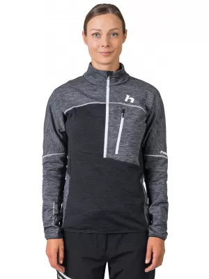 Damen-Sweatshirt HANNAH MEDA HZ HELLGRAU MEL (WEIß)