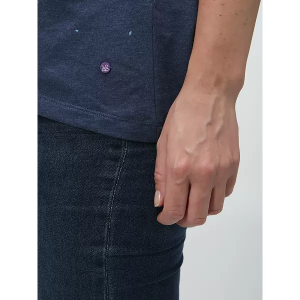  Damen-T-Shirt LOAP AMICA CLW23161 BLAU 