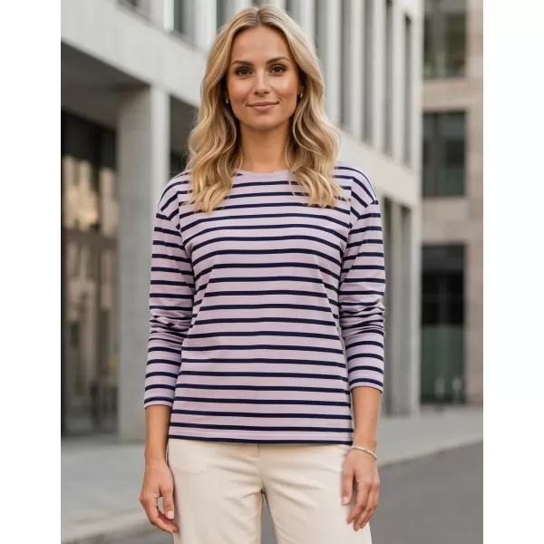  Damen-T-Shirt mit langen Ärmeln SAM 73 PRUDENCE WT 893 ALTE ROSE 