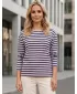 Damen-T-Shirt mit langen Ärmeln SAM 73 PRUDENCE WT 893 ALTE ROSE