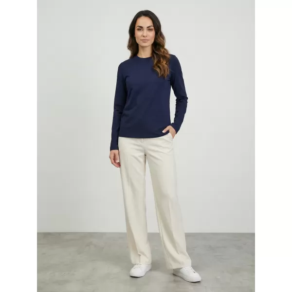  Damen-T-Shirt mit langen Ärmeln SAM 73 ZIRA WT 894 DUNKELBLAU 
