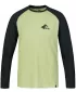 Herren-T-Shirt mit langen Ärmeln HANNAH HANES MOOSSTEIN/ANTHRAZIT