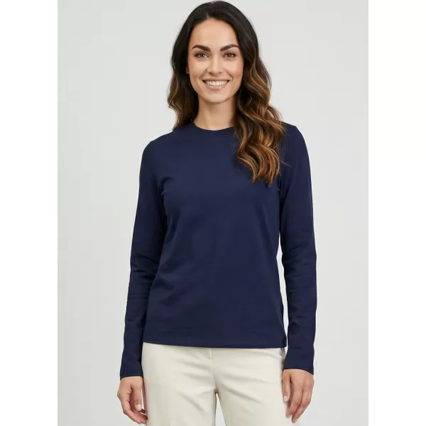  Damen-T-Shirt mit langen Ärmeln SAM 73 ZIRA WT 894 DUNKELBLAU 