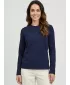 Damen-T-Shirt mit langen Ärmeln SAM 73 ZIRA WT 894 DUNKELBLAU