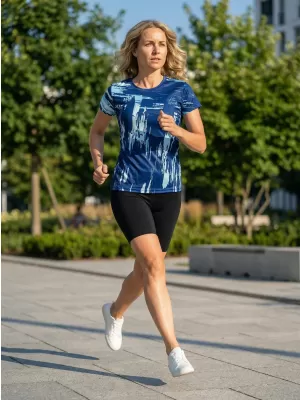 Hochwertiges Funktions-T-Shirt für Damen ALTISPORT VOJ/ALW010TR01 KÖNIGSBLAU