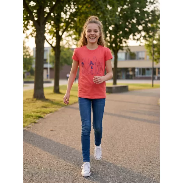  Mädchen-T-Shirt SAM 73 IELENIA KT 506 LEUCHTEND ROSA 