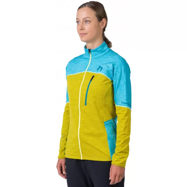  Damen-Sweatshirt HANNAH MEDA KLARWASSER/CITRONELLE MEL 