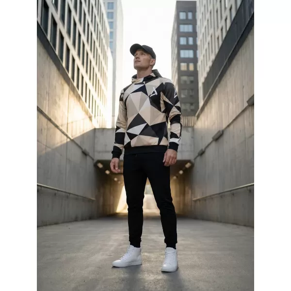  Premium-Sweatshirt für Herren ALTISPORT VOJ/ALM007MI01 BRAUN 
