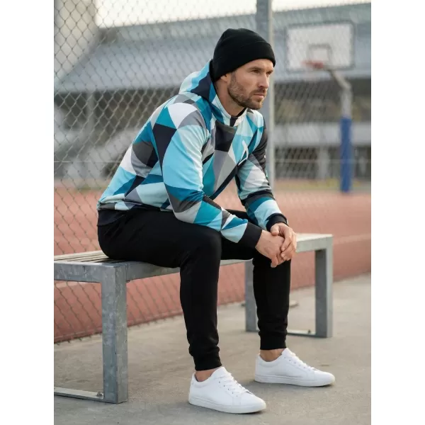  Premium-Sweatshirt für Herren ALTISPORT VOJ/ALM007MI01 BLAU GRAU 