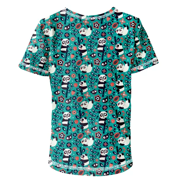  Kurz -schwaches t -Shirt WAMU MLSNÉ PANDY TÜRKIS 