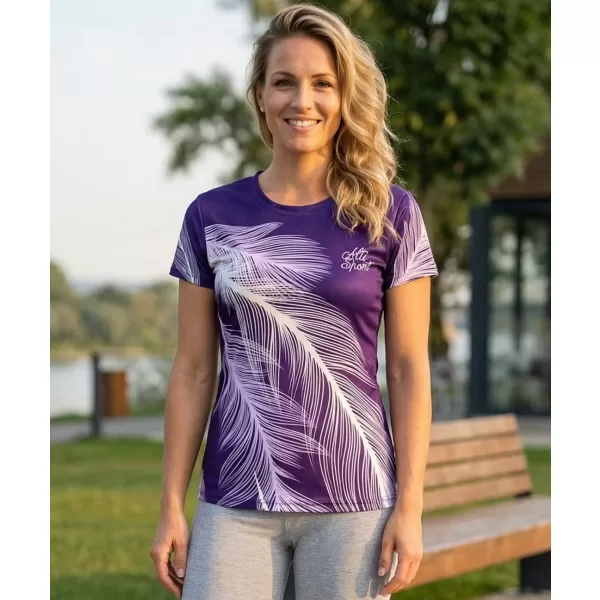  Hochwertiges Funktions-T-Shirt für Damen ALTISPORT VOJ/ALW001TR01 LILA 