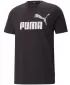 Herren-T-Shirt PUMA ESS+ 2 COL LOGO TEE 586759-61 SCHWARZ