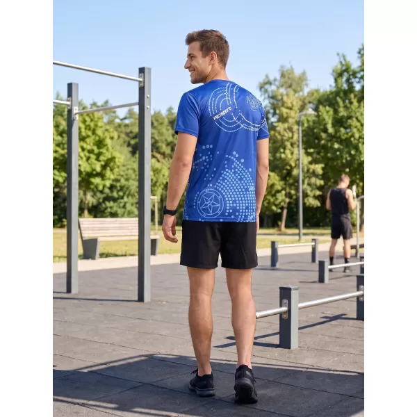  Premium-T-Shirt für Herren ALTISPORT VOJ/ALM003TR01 KÖNIGSBLAU 