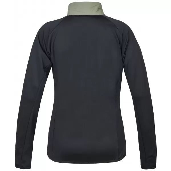  Damen-Sweatshirt HANNAH MAKANA GEBRANNTES OLIV/ANTHRAZIT 