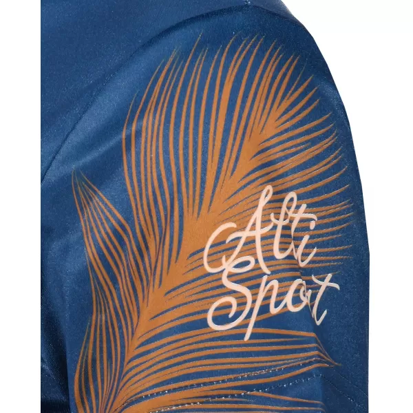  Hochwertiges Funktions-T-Shirt für Damen ALTISPORT VOJ/ALW001TR01 MARINE/BRAUN 