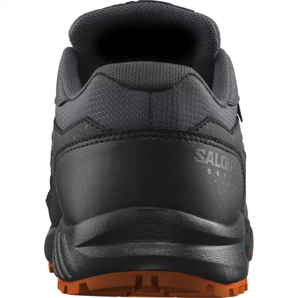  Kinderschuhe SALOMON OUTWAY CSWP JUNIOR L47282800 EBENHOLZ/SCHWARZ/SCHOCKIERENDES ORANGE 