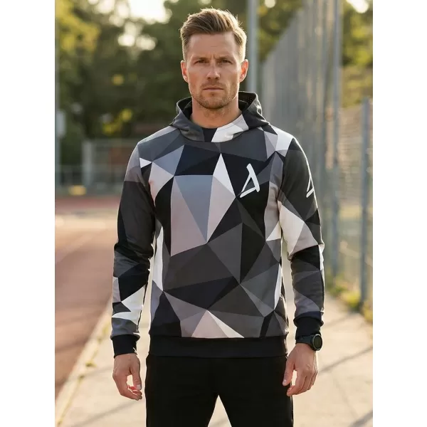  Premium-Sweatshirt für Herren ALTISPORT VOJ/ALM007MI01 GRAU 