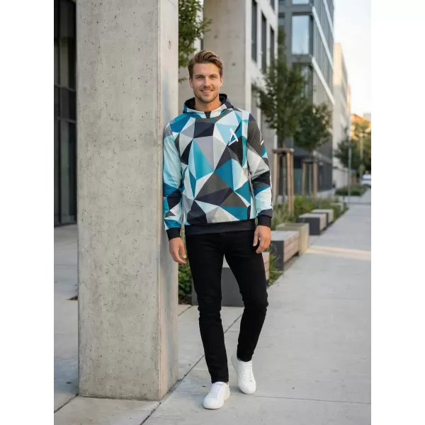  Premium-Sweatshirt für Herren ALTISPORT VOJ/ALM007MI01 BLAU GRAU 