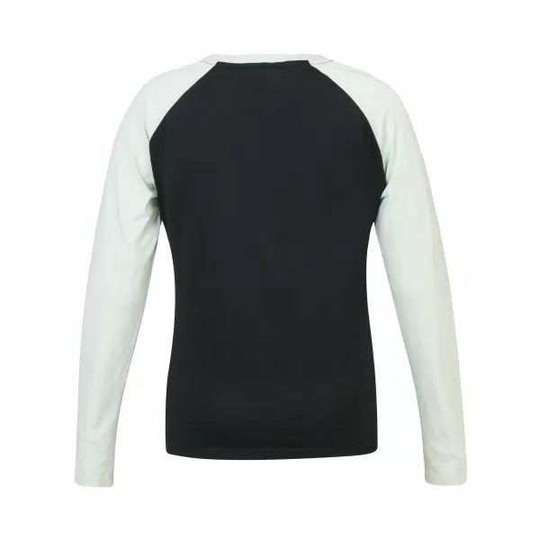  Damen-T-Shirt mit langen Ärmeln HANNAH PRIM ANTHRAZIT/MORGENBLAU 