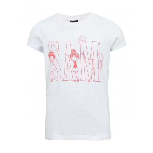  Mädchen-T-Shirt SAM 73 IELENIA KT 506 WEIß 