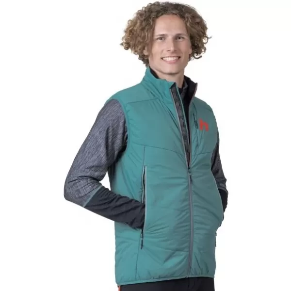  Herrenweste HANNAH KECHU VEST ÖLBLAU/GEBRANNTES OLIV 