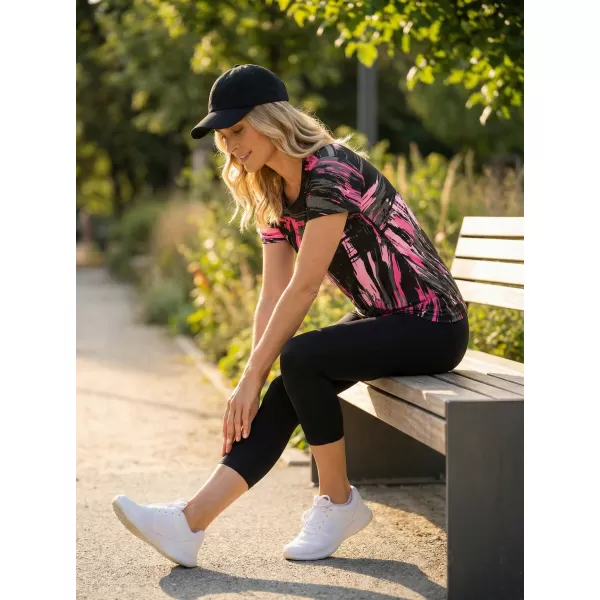  Hochwertiges Funktions-T-Shirt für Damen ALTISPORT VOJ/ALW010TR01 SCHWARZ/HELLROSA 