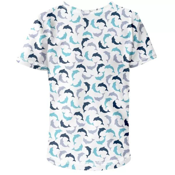  Kurz -schwaches t -Shirt WAMU DELFÍNCI WEIß/BLAU 
