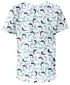 Kurz -schwaches t -Shirt WAMU DELFÍNCI WEIß/BLAU