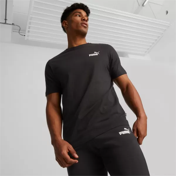  Herren-T-Shirt PUMA ESS SMALL LOGO TEE 586668-01 SCHWARZ 