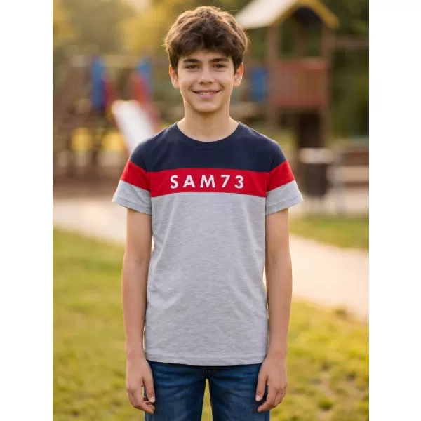  T-Shirt für Jungen SAM 73 KALLAN KT 503 HELLGRAU 