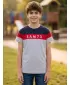 T-Shirt für Jungen SAM 73 KALLAN KT 503 HELLGRAU