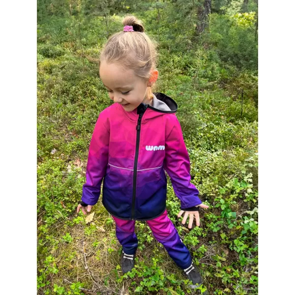  Baby Softshell Hosen WAMU MOZAIKA LILA 