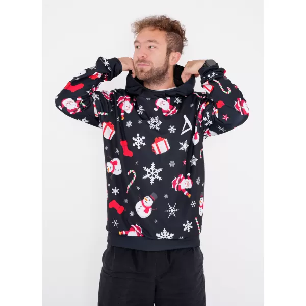  Premium-Sweatshirt für Herren ALTISPORT VOJ/ALMVN1MI01 SCHWARZ 
