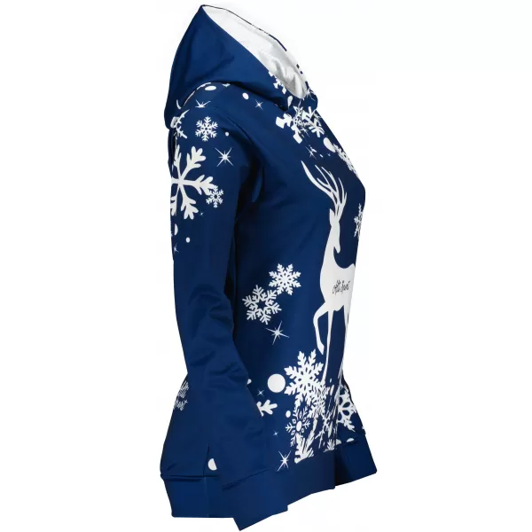  Premium-Sweatshirt für Damen ALTISPORT VOJ/ALWVN5MI01 NAVY BLAU 