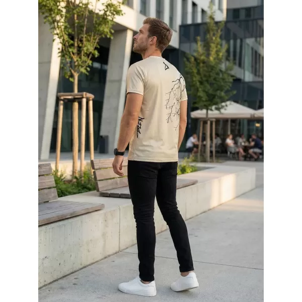  Premium-T-Shirt für Herren ALTISPORT VOJ/ALM004TR01 BRAUN 
