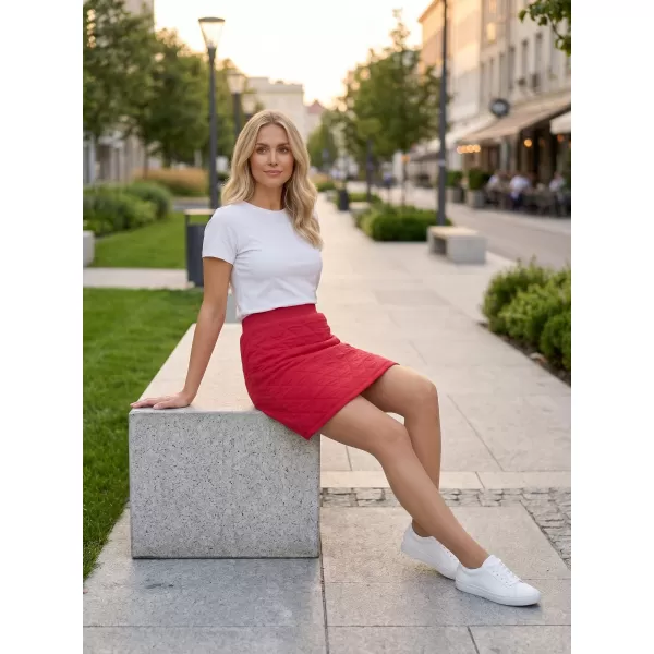  Isolierter Rock für Damen SAM 73 IMELDA WZ 841 DUNKELROSA 