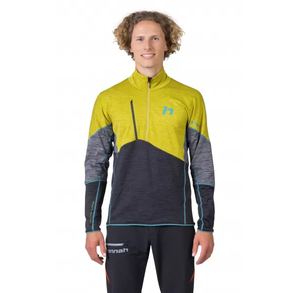  Herren-Sweatshirt HANNAH NIRO HZ CITRONELLE/ANTHRAZITMEL 