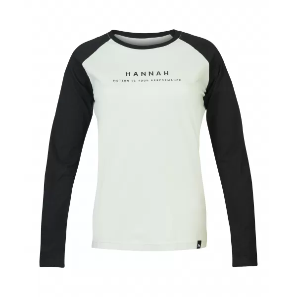  Damen-T-Shirt mit langen Ärmeln HANNAH PRIM MORGENBLAU/ANTHRAZIT 