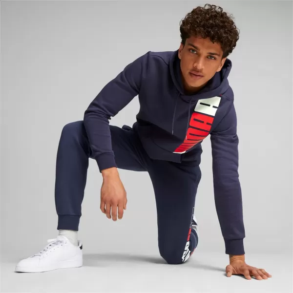  Herren-Sweatshirt PUMA ESS+ LOGO LAB HOODIE FL 675919-06 BLAU 