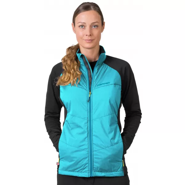  Damen-Sweatshirt HANNAH MAKANA SCUBABLAU/ANTHRAZIT 
