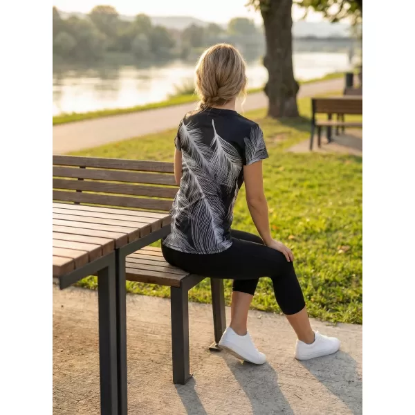  Hochwertiges Funktions-T-Shirt für Damen ALTISPORT VOJ/ALW001TR01 SCHWARZGRAU 
