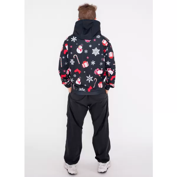  Premium-Sweatshirt für Herren ALTISPORT VOJ/ALMVN1MI01 SCHWARZ 