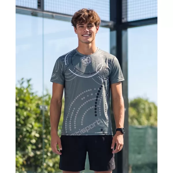  Premium-T-Shirt für Herren ALTISPORT VOJ/ALM003TR01 GRAPHIT 