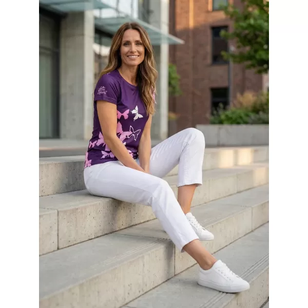  Hochwertiges Funktions-T-Shirt für Damen ALTISPORT VOJ/ALW002TR01 LILA 