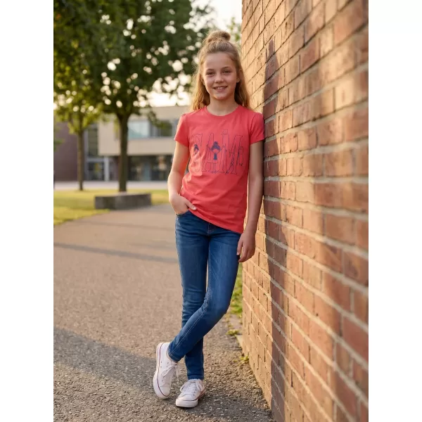  Mädchen-T-Shirt SAM 73 IELENIA KT 506 LEUCHTEND ROSA 