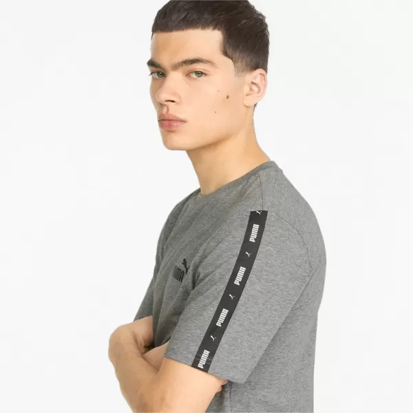  Herren-T-Shirt PUMA ESS+ TAPE TEE 847382-03 GRAU 