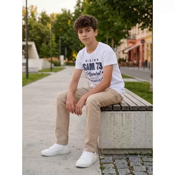  T-Shirt für Jungen SAM 73 JANSON KT 504 WEIß 