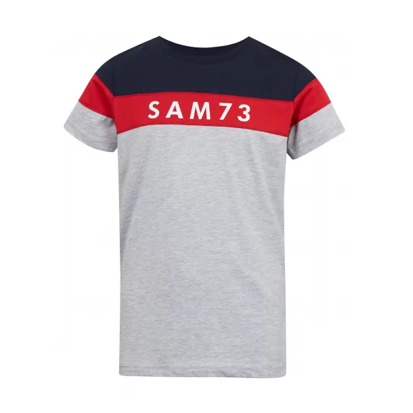  T-Shirt für Jungen SAM 73 KALLAN KT 503 HELLGRAU 